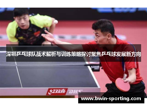 深圳乒乓球队战术解析与训练策略探讨聚焦乒乓球发展新方向